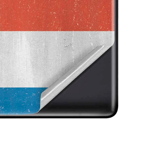 Costa Rican Flag Distressed Pixel Skins